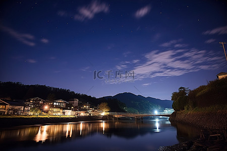 日本山形县 riushimagunai 的夜空