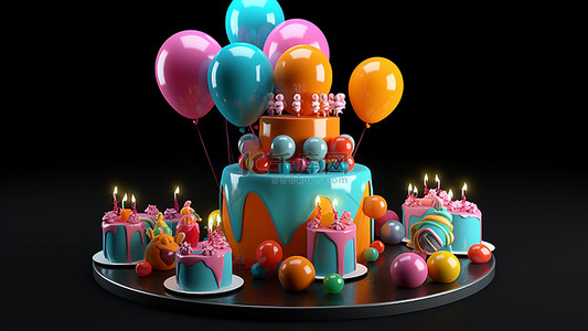 小蛋糕甜品背景图片_派对庆祝庆典蛋糕