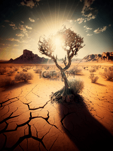 荒芜的原野背景图片_沙漠荒芜自然背景
