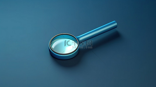 蓝色表格背景图片_蓝色背景概念上最小空白搜索栏的高级 3D 渲染