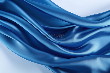 蓝色缎纱丽 170cm 宽 12m