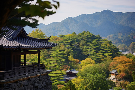 昂芒寺远眺