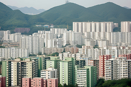 一个城市有大面积的都市风格建筑