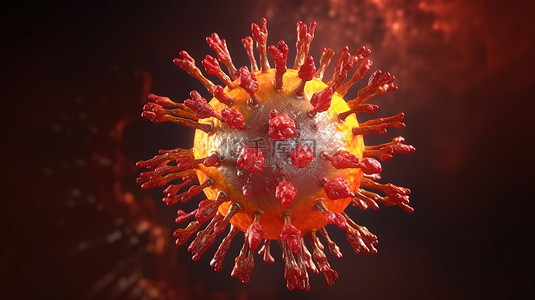 措施背景图片_3d 渲染了针对冠状病毒的医疗措施的图示