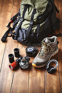 徒步装备 徒步鞋和靴子 双筒望远镜 背包和鞋子 户外背包 双筒望远镜