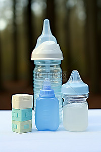 奶瓶婴儿背景图片_一个婴儿奶瓶