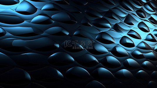 三角纹理背景图片_具有 3d 纹理的金属深蓝色壁纸