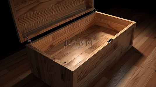 木盒揭幕 3d效果图