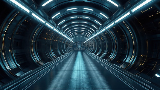 奋斗无止境背景图片_黑暗中无止境的未来隧道 4k 超高清 3D 渲染