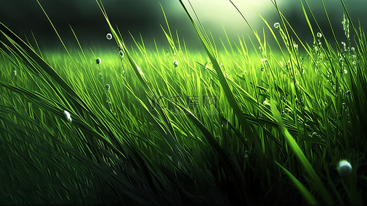 草堆卡通背景图片_草地大自然植物绿色
