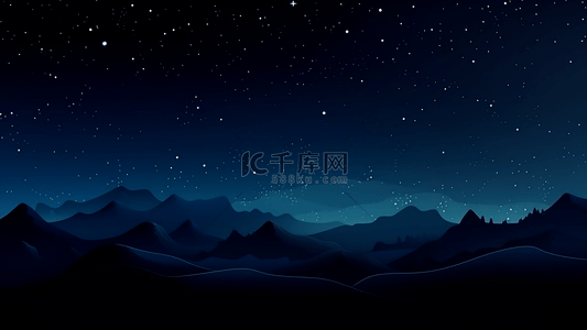 沙漠深夜星空背景