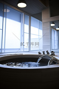 大型按摩浴缸日式私人桑拿