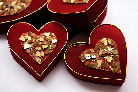 尺寸形状背景图片_情人节礼品盒是珠宝店的新趋势，这些漂亮的盒子有美丽的心形形状