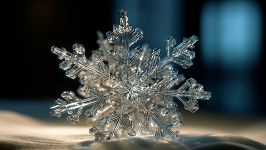 真实雪花图片背景图片_冬天雪花复杂背景