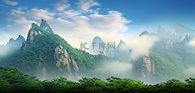 中国上海背景图片_中国上海的风景和山脉
