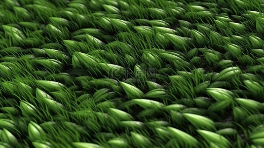 郁郁葱葱的绿草与纹理图案的背景