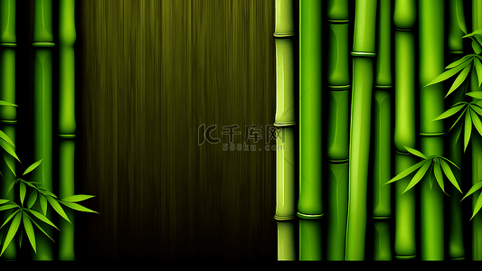 竹子绿色枝杆