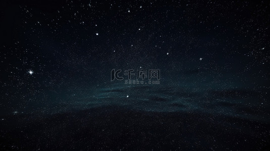 星星粒子背景图片_夜空与 3d 渲染中的星星