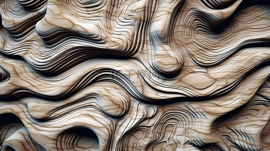 质感纹理木背景图片_石木或石膏抽象表面纹理的三维插图