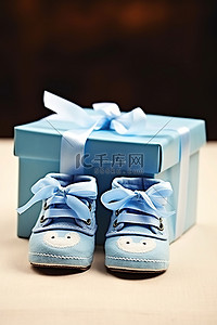 婴儿鞋带盒子照片