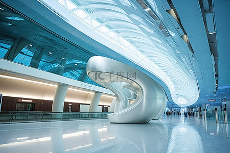 主管开放日背景图片_香港机场公司内部的大型开放入口