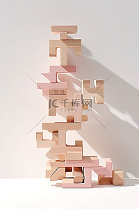 xk字母logo背景图片_形状像语言字母的木块
