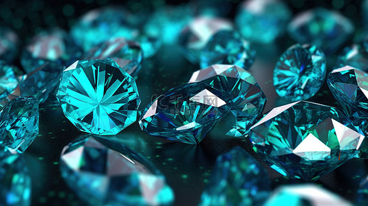 钻石纹理背景图片_具有腐蚀性纹理背景的水晶钻石的特写 3D 渲染