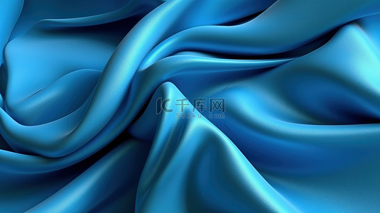 柔色背景图片_具有大量纹理的蓝色 3D 织物背景