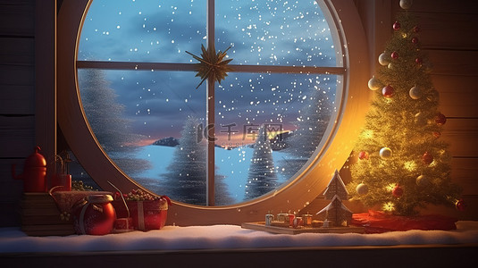 圣诞节球水晶球背景图片_圣诞节或新年庆祝活动的节日 3D 渲染