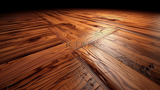 3d 渲染中逼真的木质纹理背景