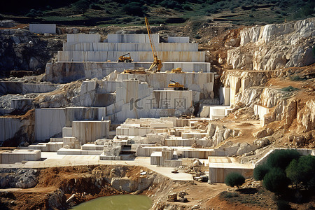 黎巴嫩南部的拜雷采石场