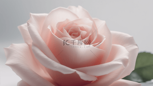 白色浪漫背景图片_粉红色玫瑰花瓣装饰插画