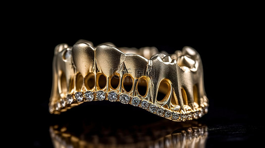 美术美术背景图片_通过 3D 打印制作的金属物品 制作牙冠的美术