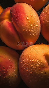 水果红色桃子