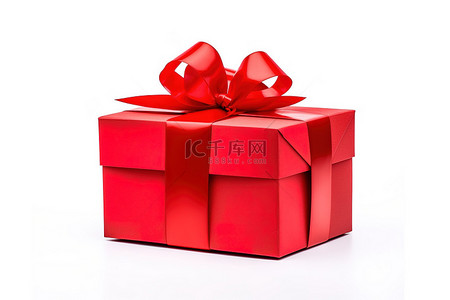 日用背景图片_节日用的长方形红色礼盒