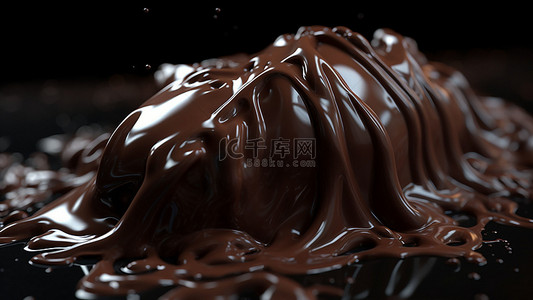 巧克力融化流体