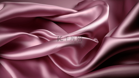 红金玫瑰背景图片_丝绸紫色光泽插画