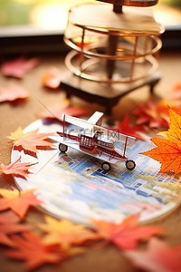 日本玩具背景图片_神奈川的秋天与日本纪念品