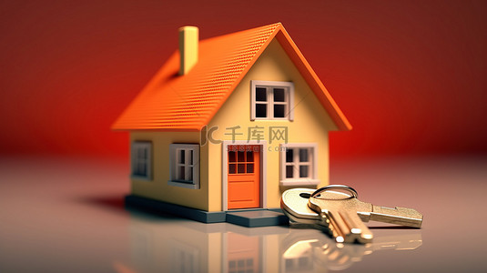 房子中介背景图片_房地产 3D 渲染是您梦想之家的关键