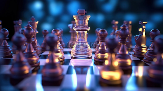 游戏背景图片_通过 3D 国际象棋游戏抽象可视化业务策略