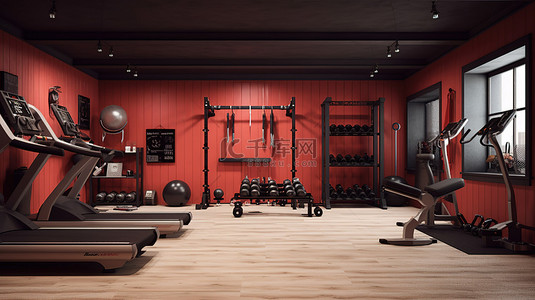 和自己和解背景图片_设计您自己的家庭健身房令人惊叹的 3D 图像