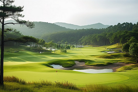 哥尔夫球背景图片_吉米卡尔莫韩国高尔夫俱乐部