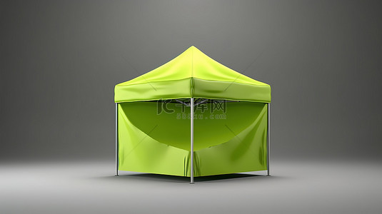 白影背景图片_可折叠帐篷的 3d 渲染
