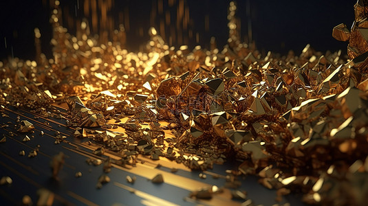 金属颗粒质感背景图片_3d 抽象背景中的金属颗粒