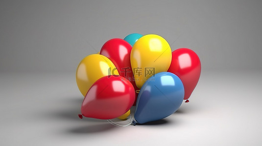 3D 气球非常适合节日庆祝活动