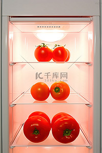 西红柿厨房背景图片_西红柿放冰箱里