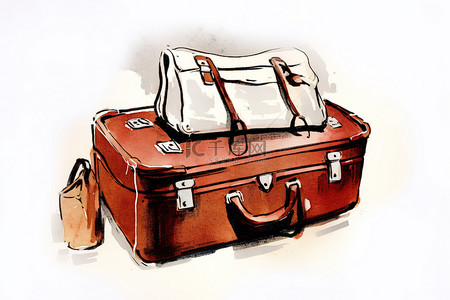 旅行行李箱图形