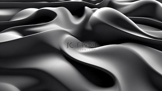 背景灰色螺旋背景图片_具有抽象 3D 渲染背景的灰色壁纸