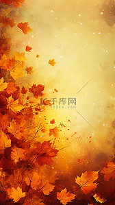 边框秋天背景图片_秋天气候叶子