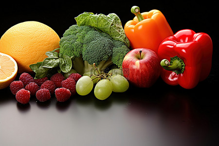 新鮮水果和蔬菜